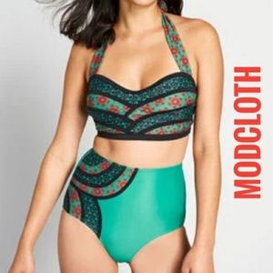 MODCLOTH Pinup Style Bikini Set